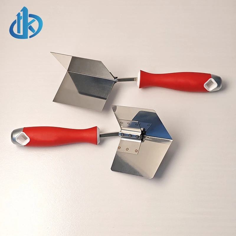 Corner Plaster Tool With Rubber-plastic Handle